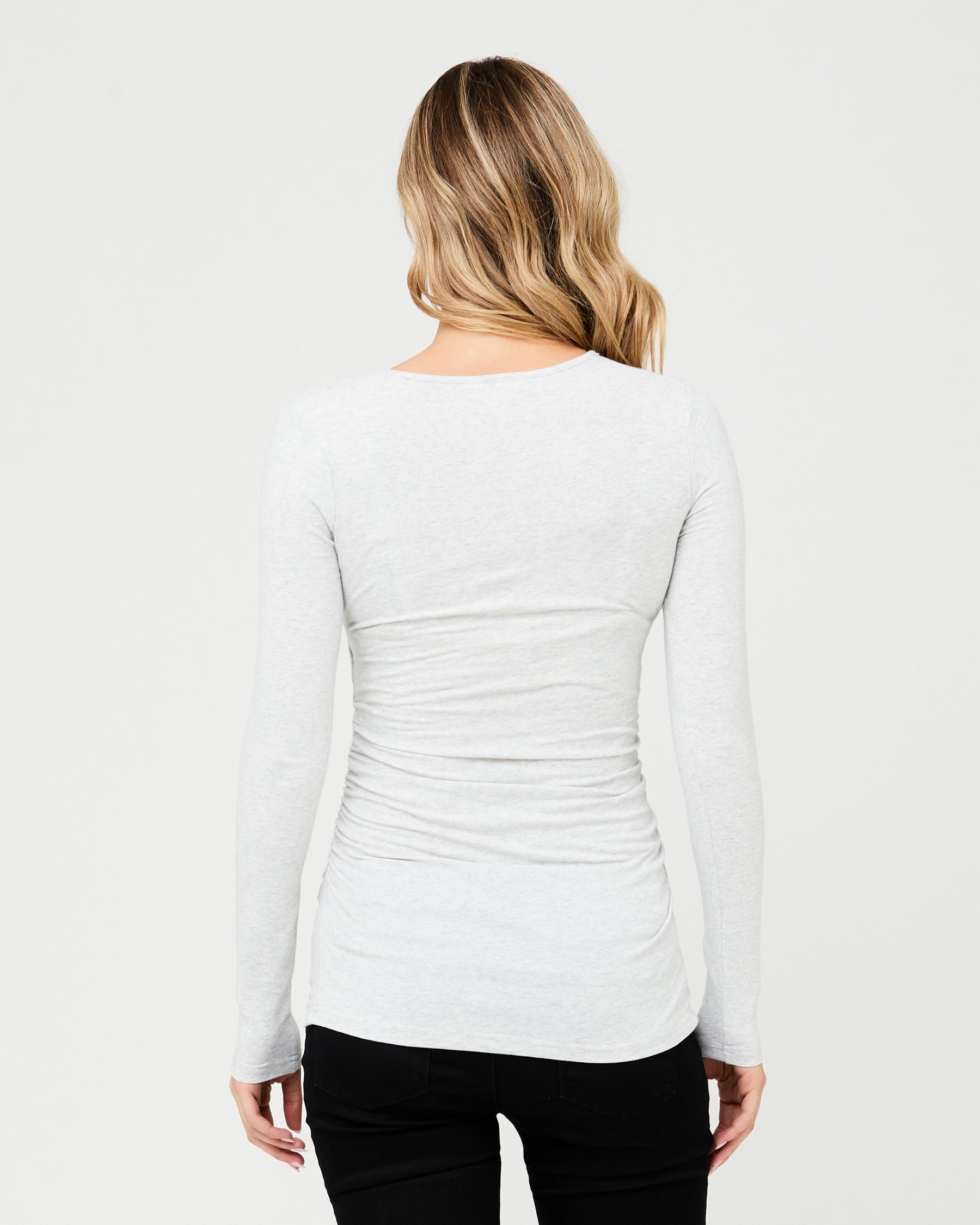 Organic Nursing Top Silver Marle