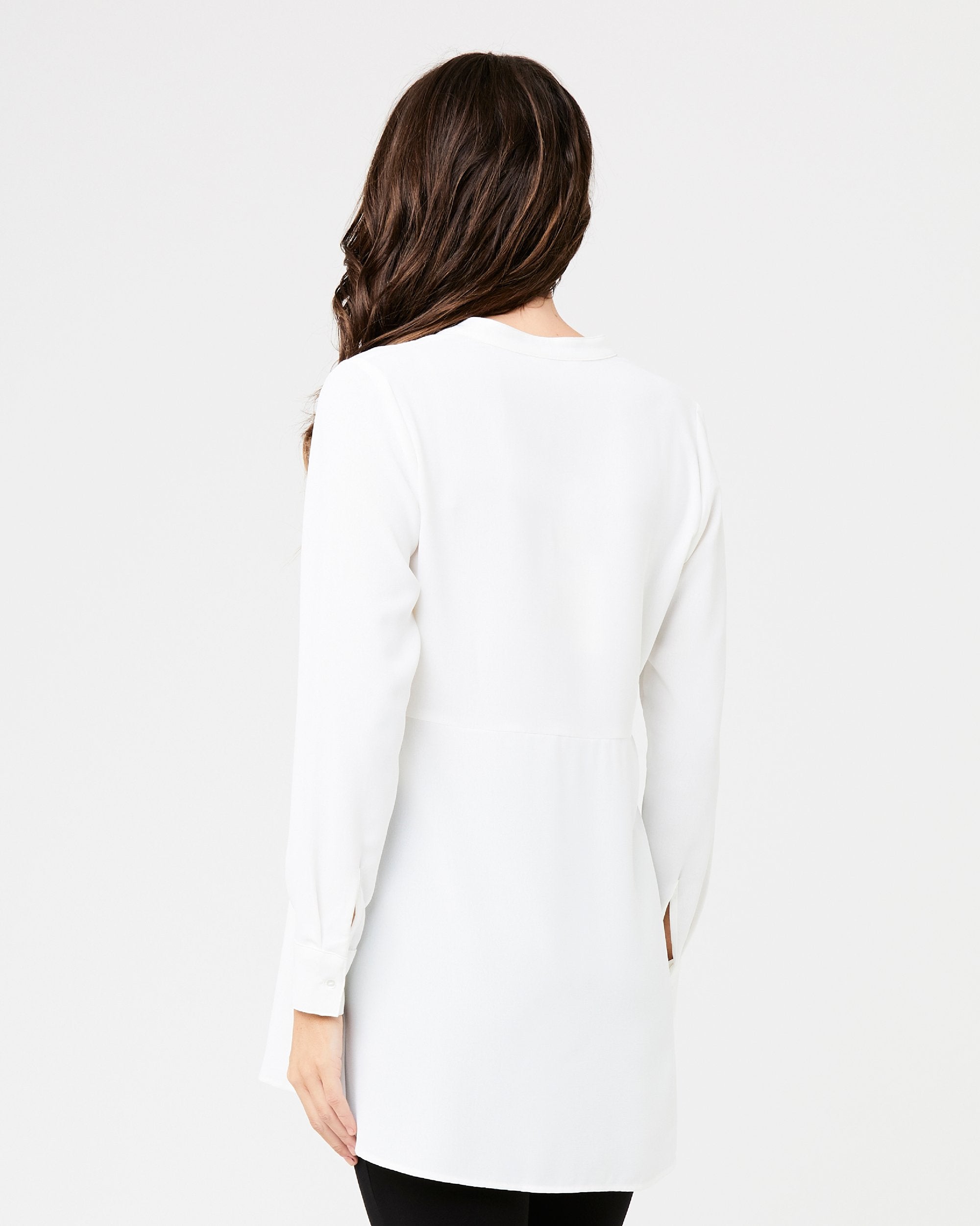 Peplum Shirt White